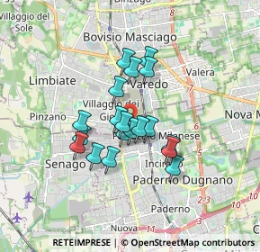 Mappa Via Carlo Farini, 20037 Paderno Dugnano MI, Italia (1.25895)