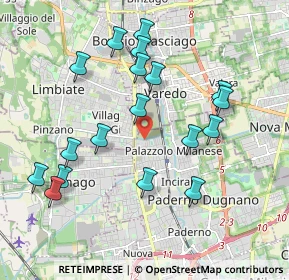 Mappa Via Carlo Farini, 20037 Paderno Dugnano MI, Italia (1.99944)