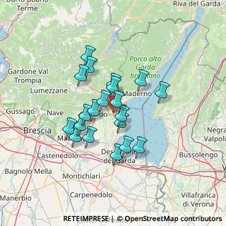 Mappa Via Puegnago, 25087 Salò BS, Italia (10.6855)
