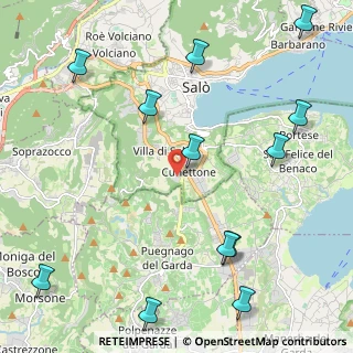 Mappa Via Puegnago, 25087 Salò BS, Italia (2.87333)