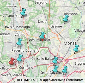 Mappa Via Cecco Angiolieri, 20834 Nova Milanese MB, Italia (5.41182)