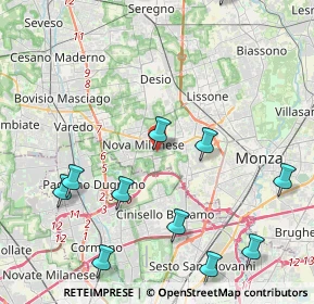 Mappa Via Cecco Angiolieri, 20834 Nova Milanese MB, Italia (5.13273)