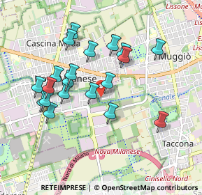 Mappa Via Cecco Angiolieri, 20834 Nova Milanese MB, Italia (0.876)