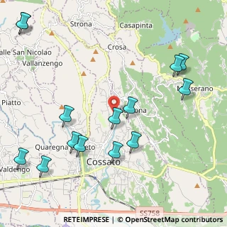 Mappa Via Pietro Maffei, 13836 Cossato BI, Italia (2.59286)