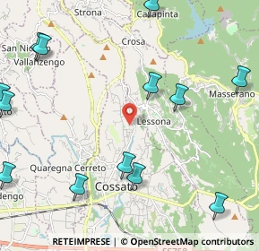 Mappa Via Pietro Maffei, 13836 Cossato BI, Italia (2.99357)