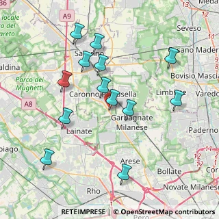 Mappa Via Don Pino Ballabio, 21042 Caronno Pertusella VA, Italia (3.91615)