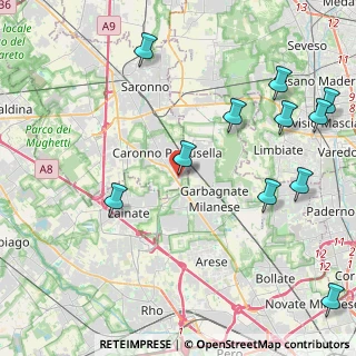 Mappa Via Don Pino Ballabio, 21042 Caronno Pertusella VA, Italia (5.29727)