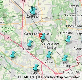 Mappa Via Don Pino Ballabio, 21042 Caronno Pertusella VA, Italia (4.74182)