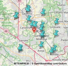 Mappa Via Don Pino Ballabio, 21042 Caronno Pertusella VA, Italia (3.958)