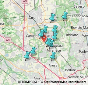 Mappa Via Don Pino Ballabio, 21042 Caronno Pertusella VA, Italia (2.59909)