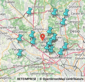 Mappa Via Don Pino Ballabio, 21042 Caronno Pertusella VA, Italia (6.81438)