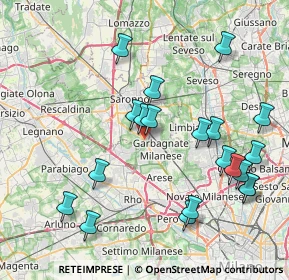 Mappa Via Don Pino Ballabio, 21042 Caronno Pertusella VA, Italia (8.649)