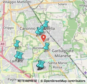 Mappa Via Don Pino Ballabio, 21042 Caronno Pertusella VA, Italia (2.05417)