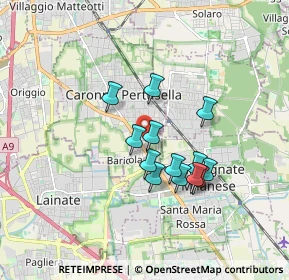 Mappa Via Don Pino Ballabio, 21042 Caronno Pertusella VA, Italia (1.37308)