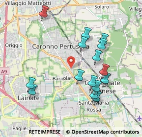 Mappa Via Don Pino Ballabio, 21042 Caronno Pertusella VA, Italia (1.93733)