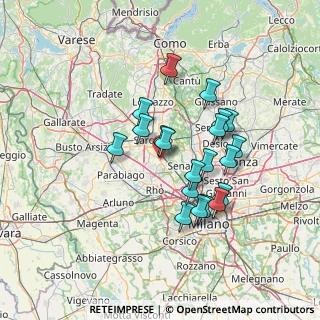 Mappa Via Don Pino Ballabio, 21042 Caronno Pertusella VA, Italia (11.843)