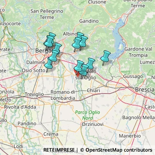 Mappa Via Palazzolo, 24050 Palosco BG, Italia (11.53923)