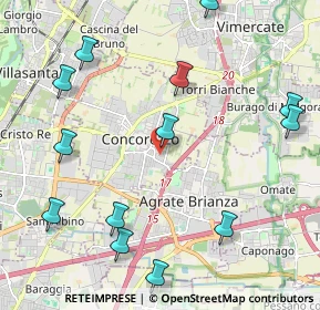 Mappa Via Giuseppe Mazzini, 20863 Concorezzo MB, Italia (2.59308)