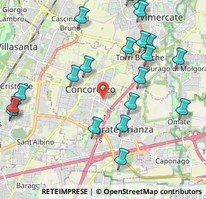 Mappa Via Giuseppe Mazzini, 20863 Concorezzo MB, Italia (2.4015)