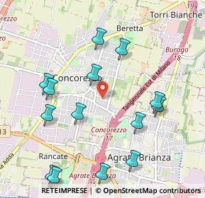 Mappa Via Giuseppe Mazzini, 20863 Concorezzo MB, Italia (1.15)