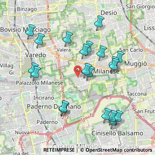 Mappa Via G. Saragat, 20054 Nova Milanese MB, Italia (2.2035)