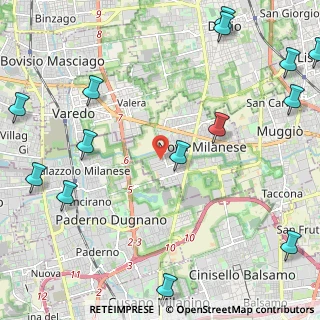 Mappa Via G. Saragat, 20054 Nova Milanese MB, Italia (3.19643)