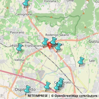 Mappa Via Parmesana, 25050 Paderno Franciacorta BS, Italia (2.5525)