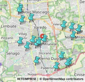 Mappa Via San Martino, 20037 Paderno Dugnano MI, Italia (2.312)