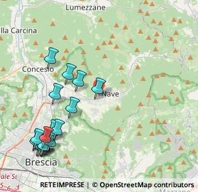 Mappa Via Grizzago, 25075 Nave BS, Italia (4.98882)