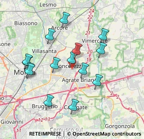 Mappa Via Marco Polo, 20863 Concorezzo MB, Italia (3.59533)