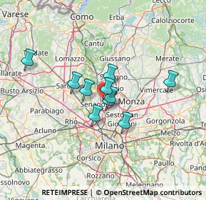 Mappa Viale Bagatti, 20030 Paderno Dugnano MI, Italia (11.69364)