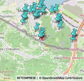 Mappa Località S. Barbara, 34015 Muggia TS, Italia (1.09286)