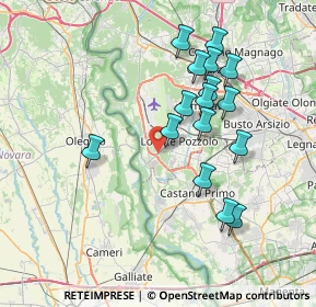 Mappa SP527 KM 45 664, 21015 Lonate Pozzolo VA, Italia (7.06688)