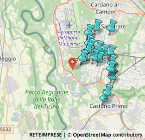 Mappa SP527 KM 45 664, 21015 Lonate Pozzolo VA, Italia (3.32368)