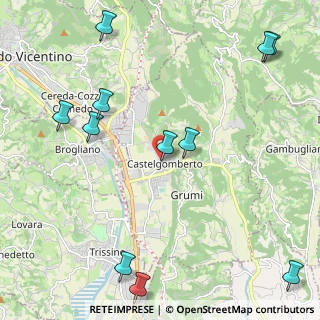 Mappa Via Villa, 36070 Cornedo Vicentino VI, Italia (2.80909)