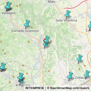 Mappa Via Villa, 36070 Cornedo Vicentino VI, Italia (7.74421)