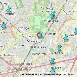 Mappa Via Lecco, 20864 Monza MB, Italia (3.20818)