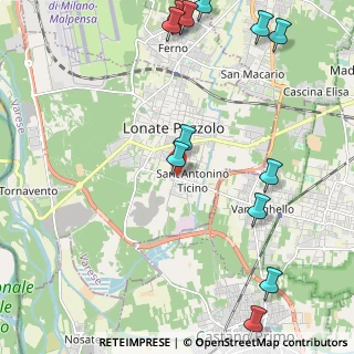 Mappa Via Adamello, 21015 Lonate Pozzolo VA, Italia (2.8575)