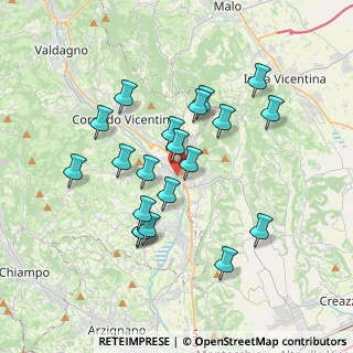 Mappa Superstrada Pedemontana Veneta, 36070 Brogliano VI, Italia (3.327)