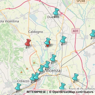 Mappa Strada Ponte del Marchese, 36100 Vicenza VI, Italia (5.57077)