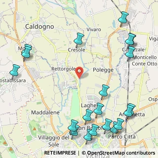 Mappa Strada Ponte del Marchese, 36100 Vicenza VI, Italia (3.073)