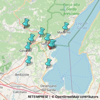 Mappa Via Cavour, 25010 San Felice del Benaco BS, Italia (6.43727)