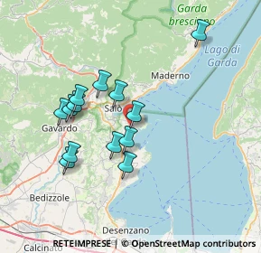 Mappa Via C. Cavour, 25010 San Felice del Benaco BS, Italia (6.47385)