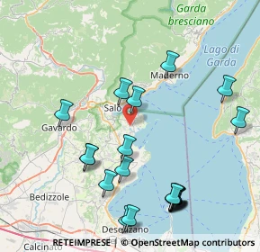 Mappa Via Cavour, 25010 San Felice del Benaco BS, Italia (9.2275)