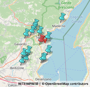 Mappa Via C. Cavour, 25010 San Felice del Benaco BS, Italia (6.34333)