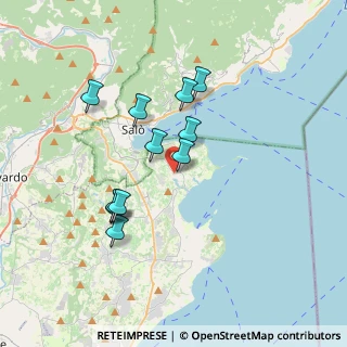 Mappa Via C. Cavour, 25010 San Felice del Benaco BS, Italia (3.09818)