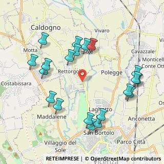 Mappa Via Ponte Marchese, 36030 Cresole VI, Italia (2.2195)