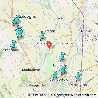Mappa Via Cavour Caldogno, 36030 Costabissara VI, Italia (2.78417)