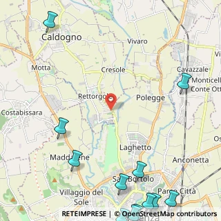 Mappa Via Ponte Marchese, 36030 Cresole VI, Italia (3.7525)