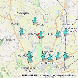 Mappa Via Ponte Marchese, 36030 Cresole VI, Italia (2.33091)